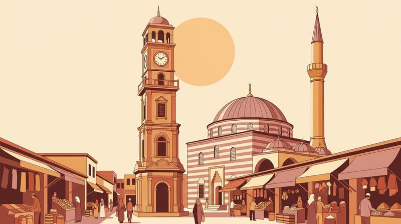 Büyük Saat and Grand Mosque
