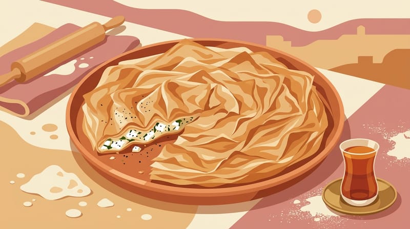 Hand-pulled Börek