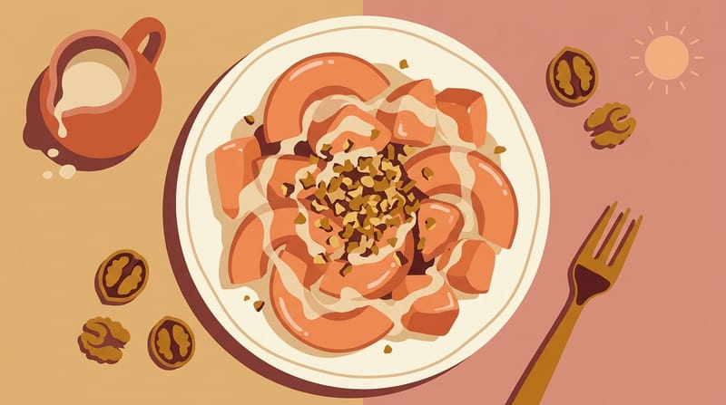 Pumpkin Dessert with Tahini