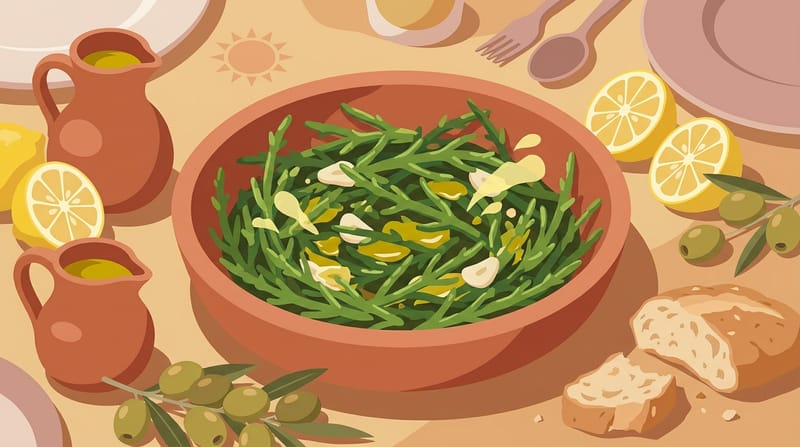 Samphire with Olive Oil