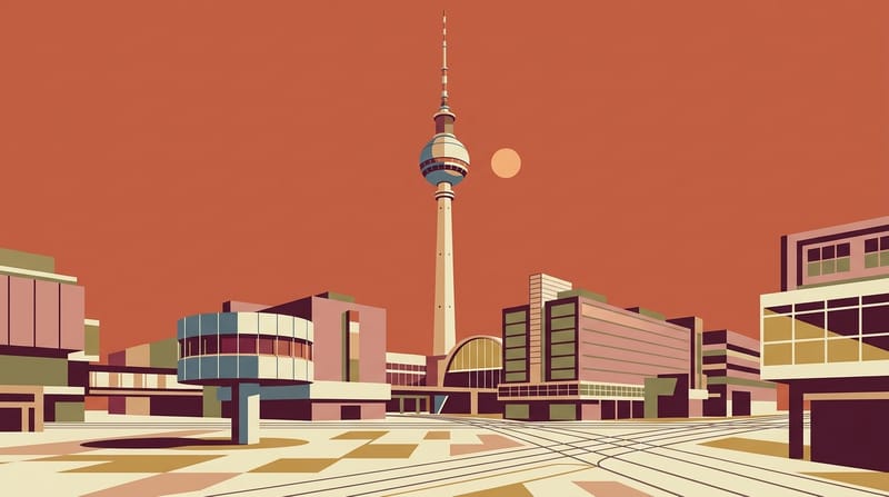 Alexanderplatz ve TV Kulesi