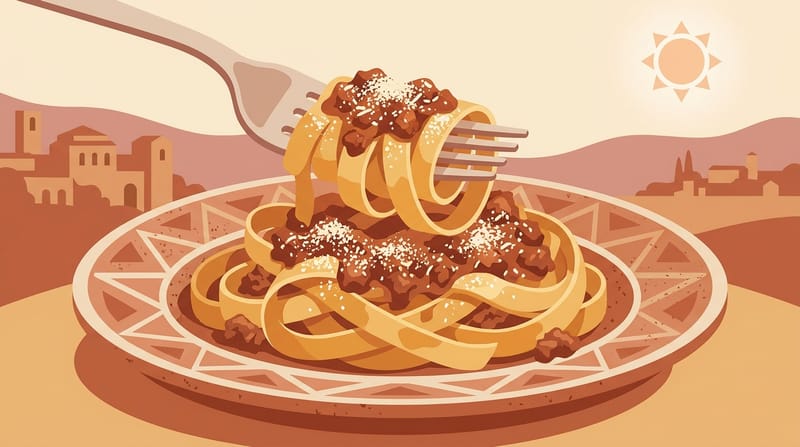 Tagliatelle with Bolognese Ragù