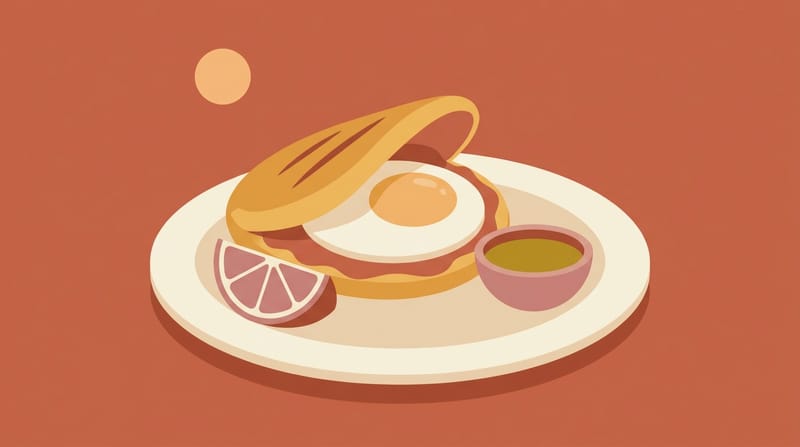 Arepa de huevo
