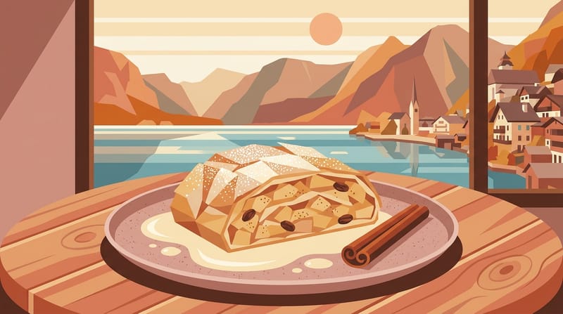Traditional Apfelstrudel