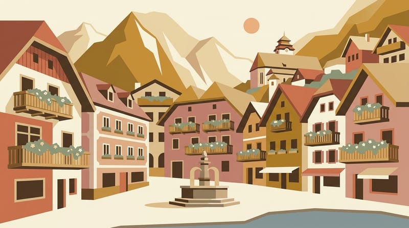 Hallstatt Marktplatz