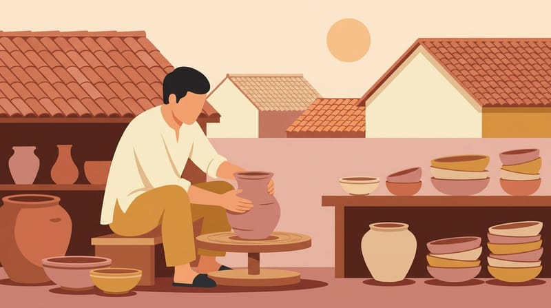 Thanh Ha Pottery Village