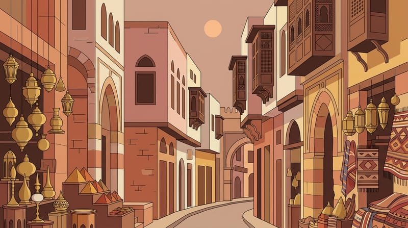 Al-Muizz Street and Khan el-Khalili