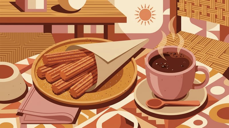 Churros and Hot Chocolate
