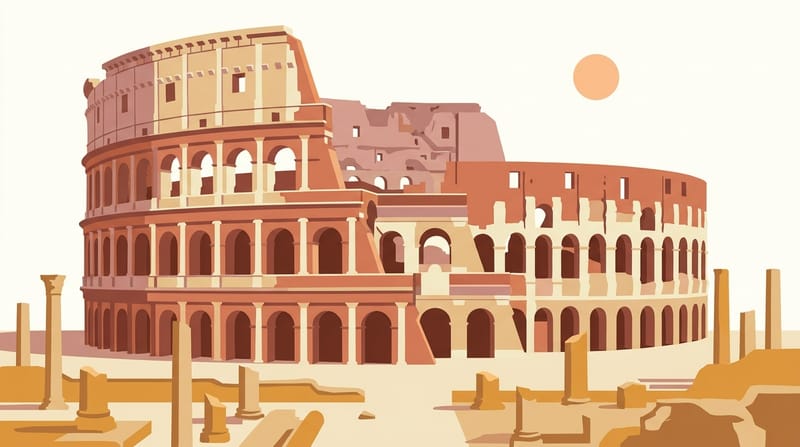 Colosseum and Roman Forum