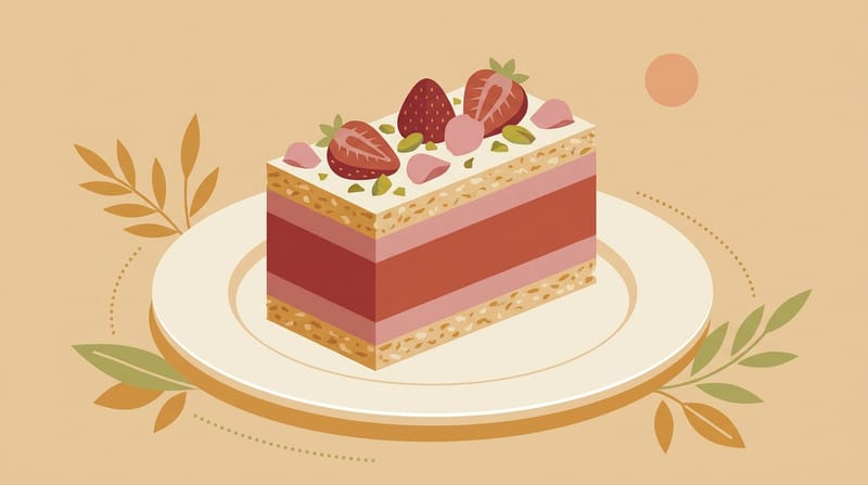 Black Star Strawberry Watermelon Cake