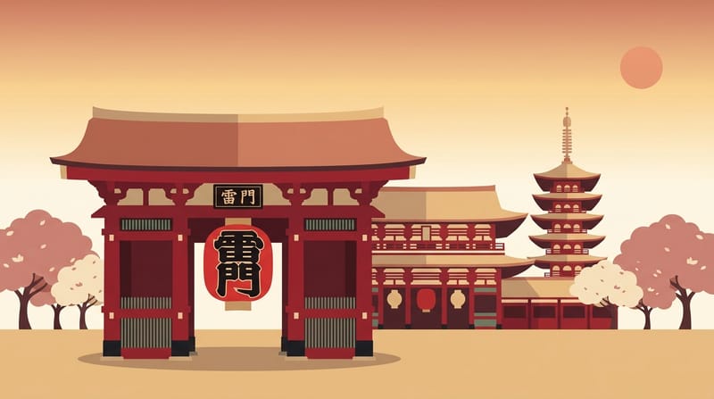 Sensoji Temple and Asakusa
